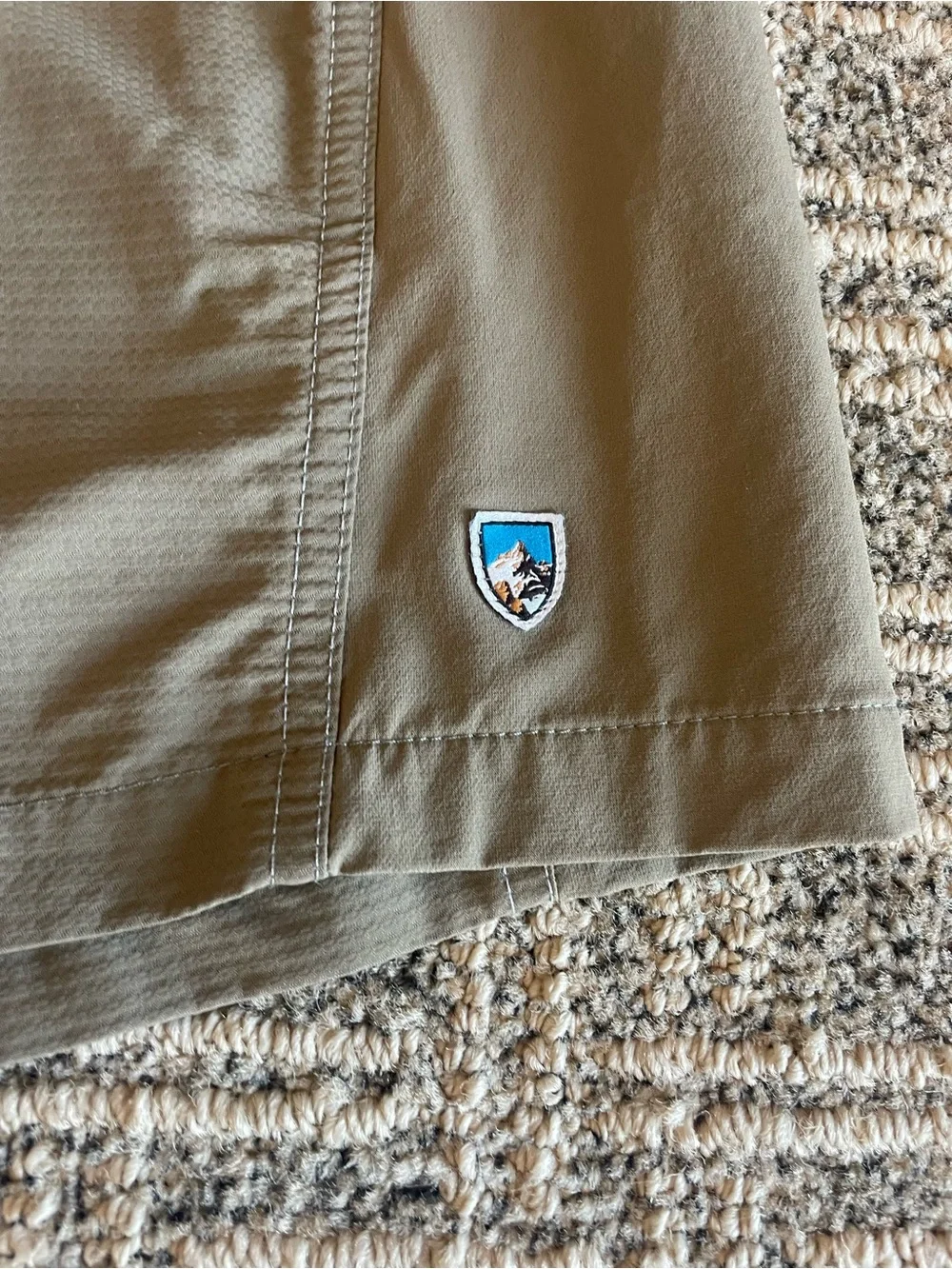 Kuhl Men's Olive Hybrid Mutiny River Shorts